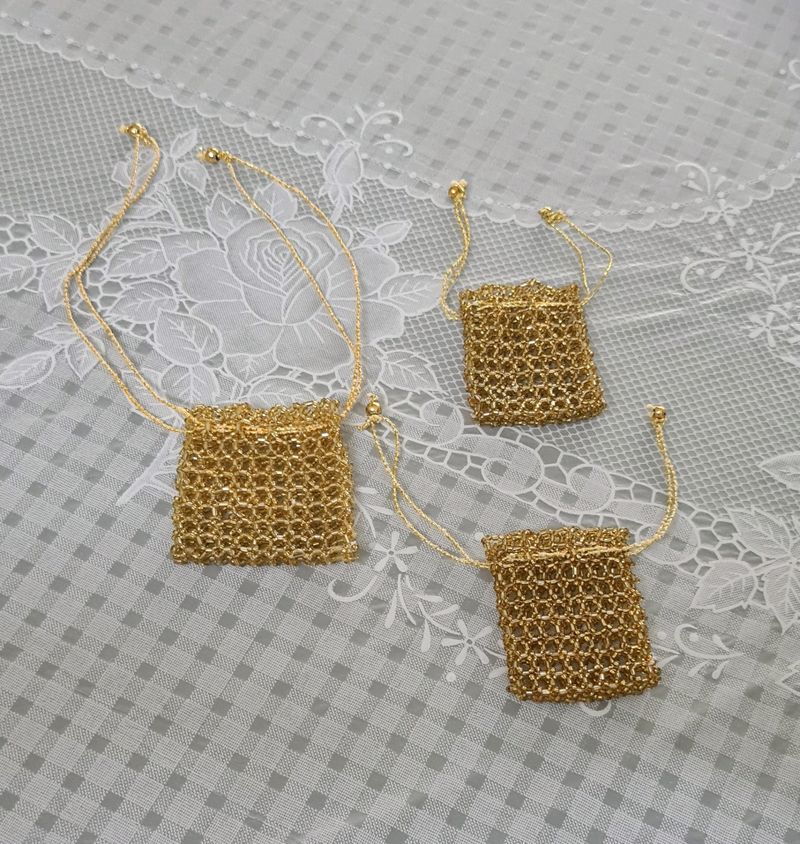 3 MINI COIN GINNI BAGS