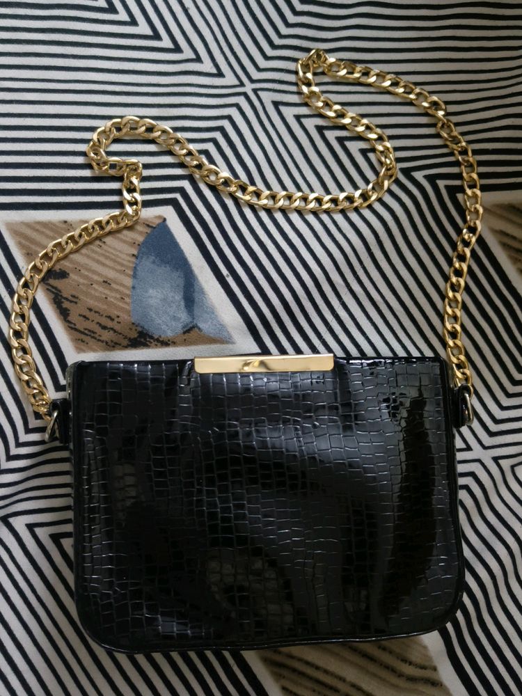 Black Party Sling Bag