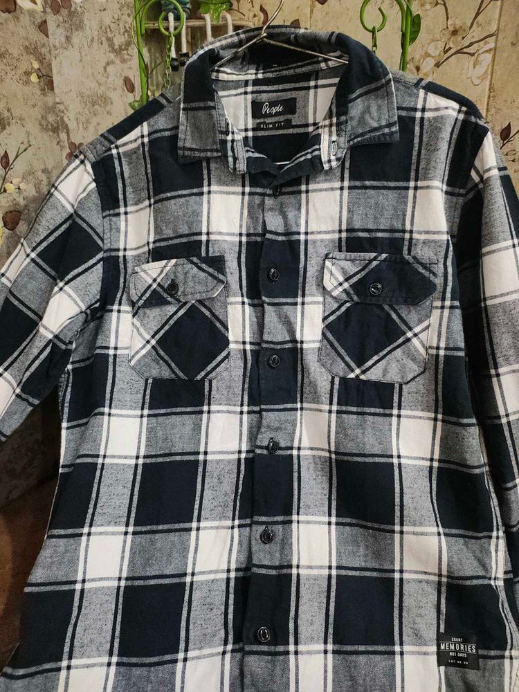 Branded Men Checkered Shirt