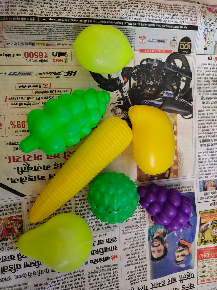 plastic fruit toy