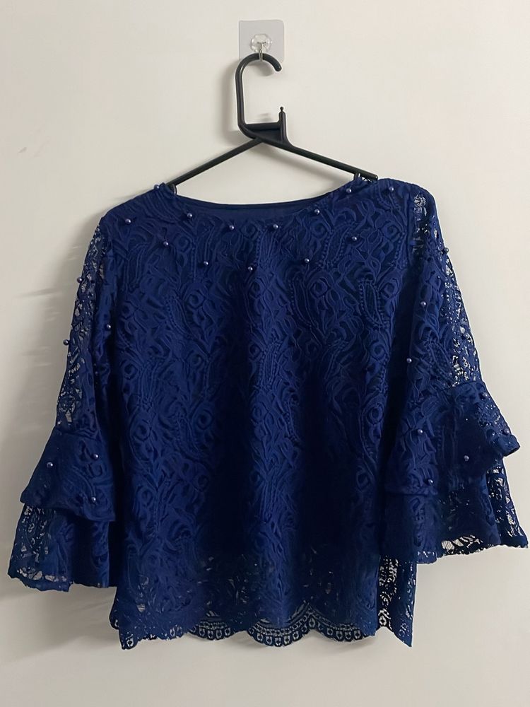 Trendy Net Top For Women