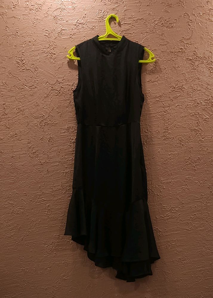 Black A-line Dress