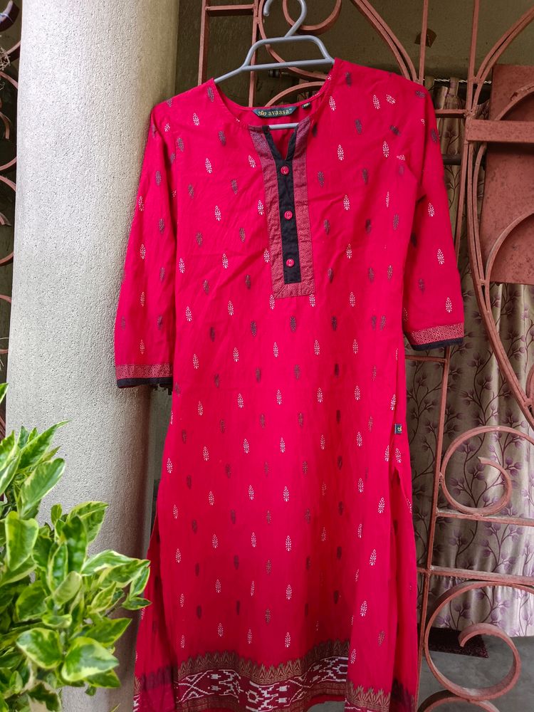 Branded Beautiful Red Kurta For Women ❤️❤️❤️