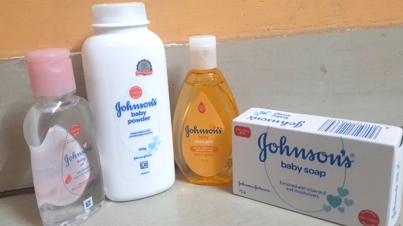 Johnson Baby Soap, shampoo,powder, oil