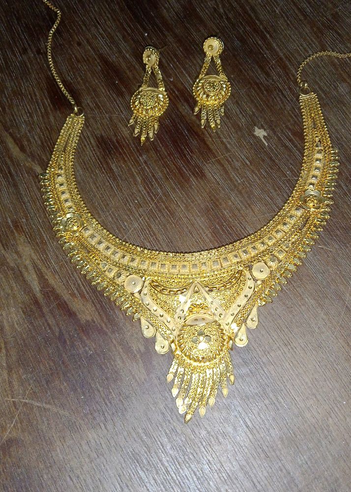 1 GRAM GOLD JEWELLERY SET