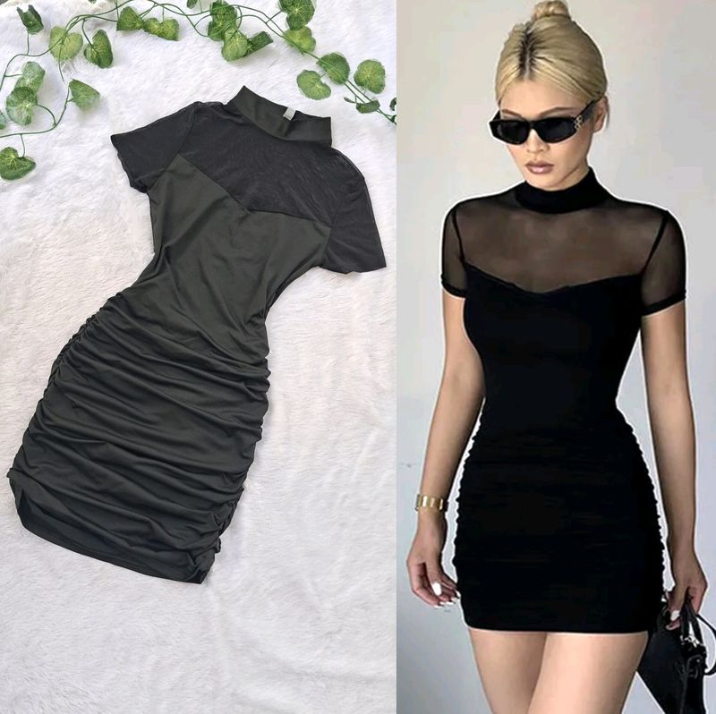 Newme Sheer Bodycon Dress