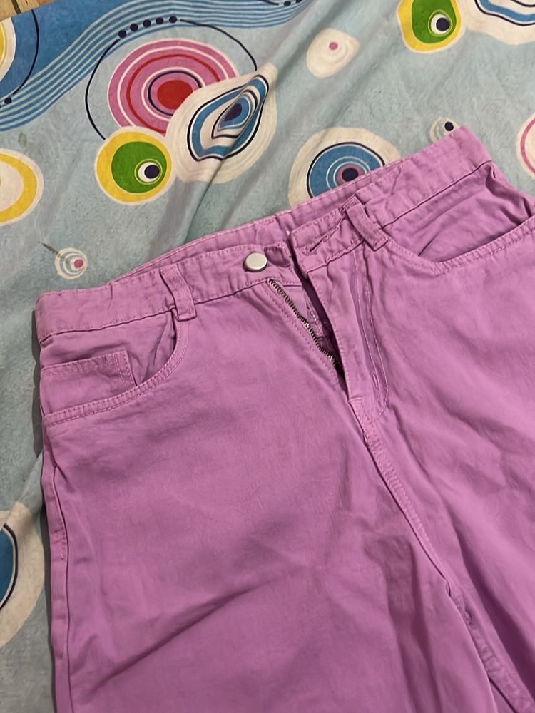 Lavender Coquette Core Jeans