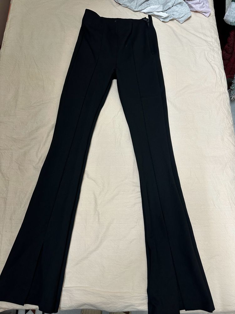 Zara Black Flared Leggings