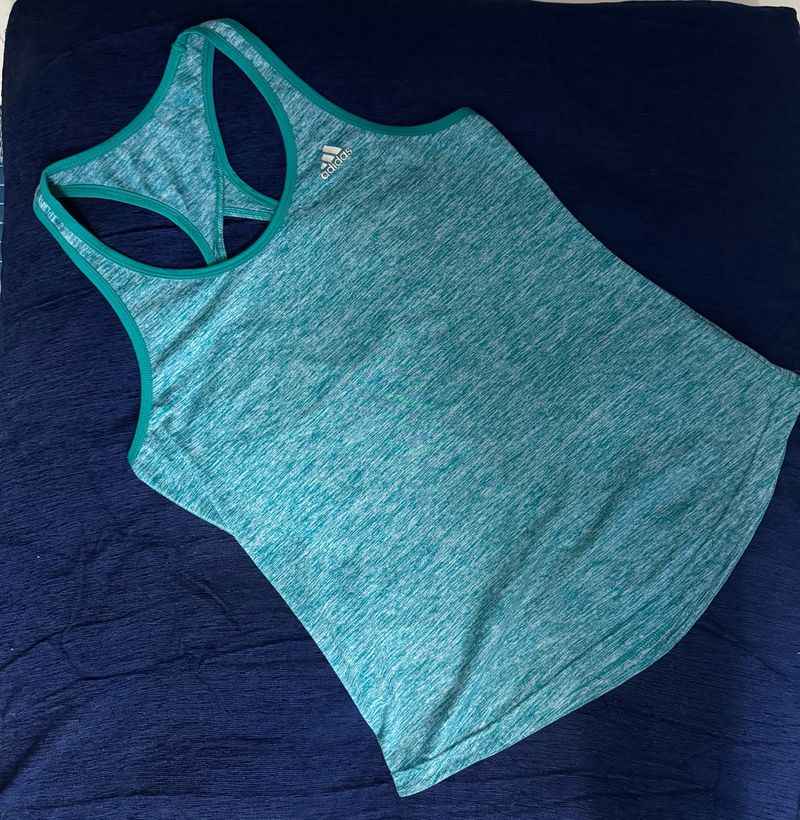 Sea Green Adidas Active Tank