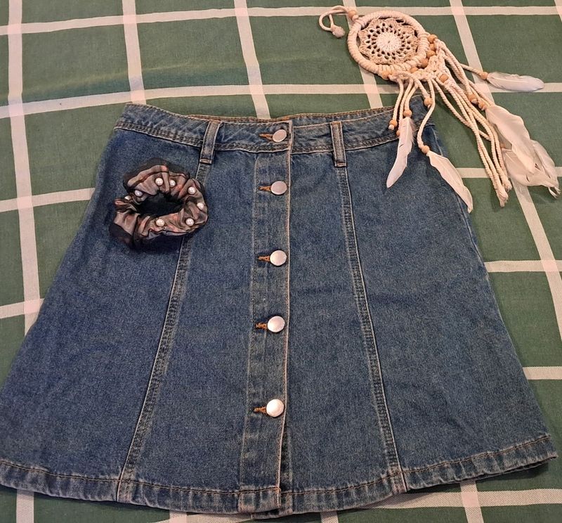 🌸Pinteresty H&M Denim Skirt🌸