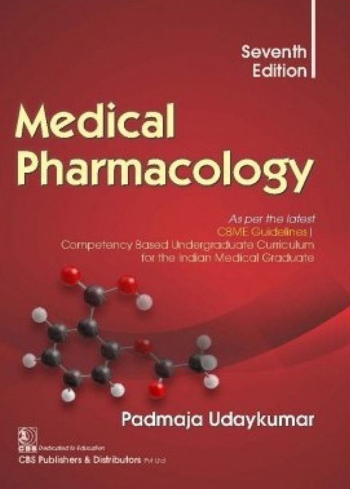 Pharmacology Textbook-mbbs,Padmaja