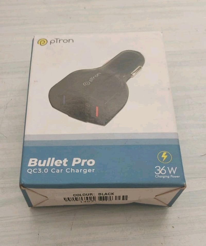 New Ptron Bullet Pro 36 Watt Car Charger