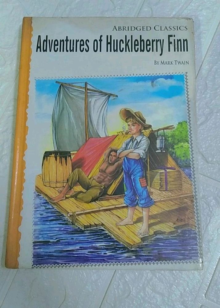 Adventures Of Huckleberry Finn By Mark Twain Book