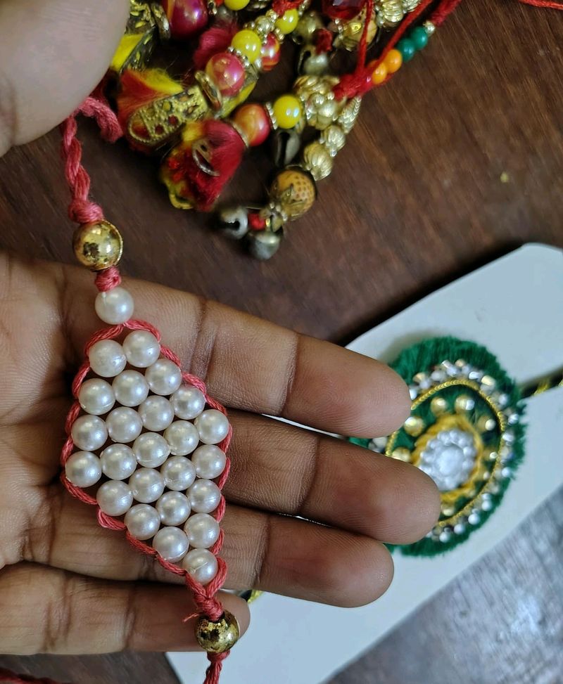 13 Rakhi 💯 pure handmade raakhis rakshabandha