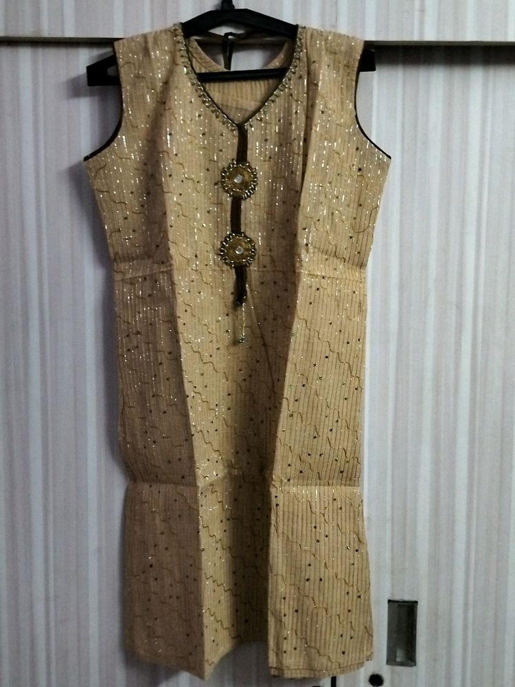 Brown Kurti Set