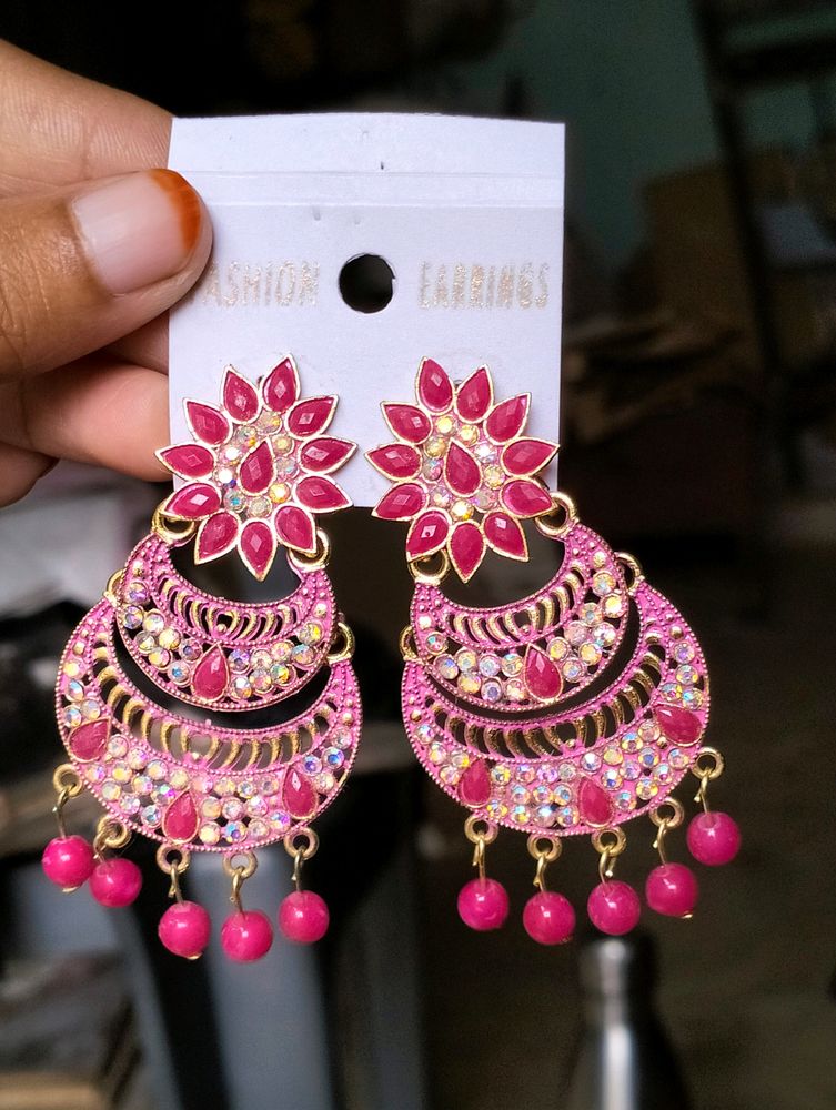 Party Wear Bridal Earrings For Women And Girls