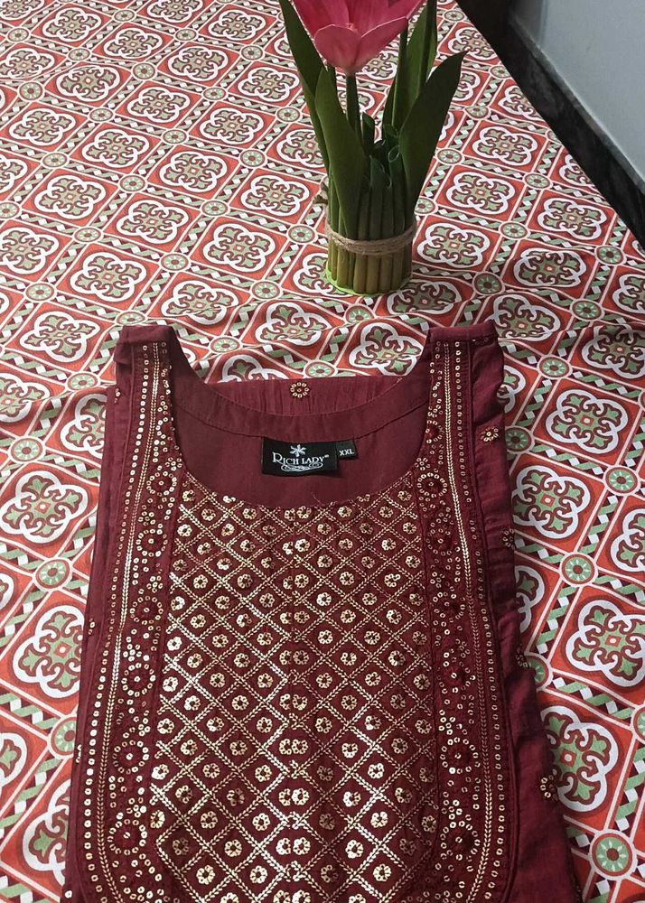 Maroon Kurti 😍