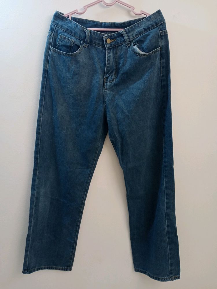 Wide Denim Jeans