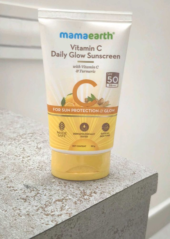 Mamaearth Vitamin C Daily Glow SunscreenSPF50PA+++