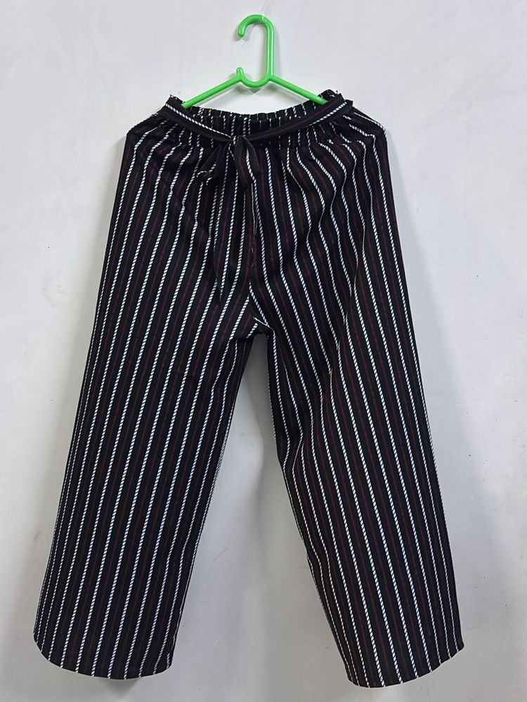 Black Striped Trouser