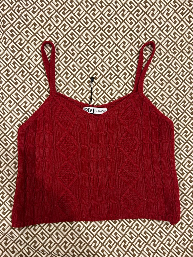 Zara Knit Crop Top