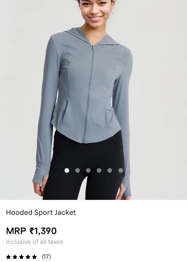 Blue Fitted Sport Jacket