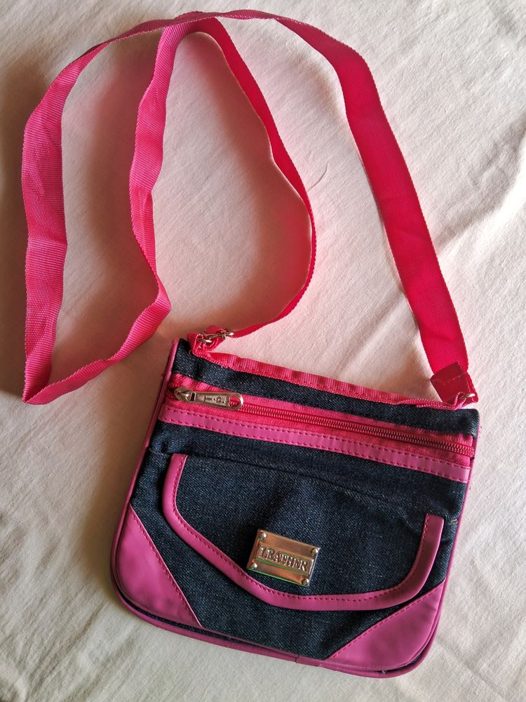 Denim Sling Bag