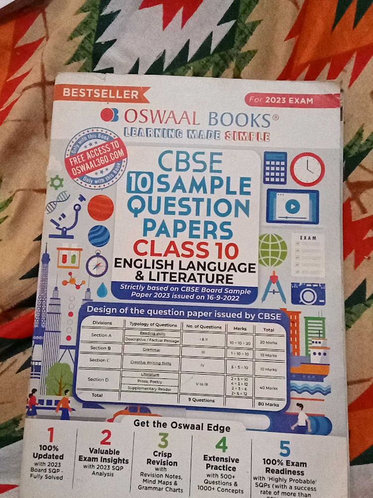 2023 CBSE Sample Question Paper Class 10 English