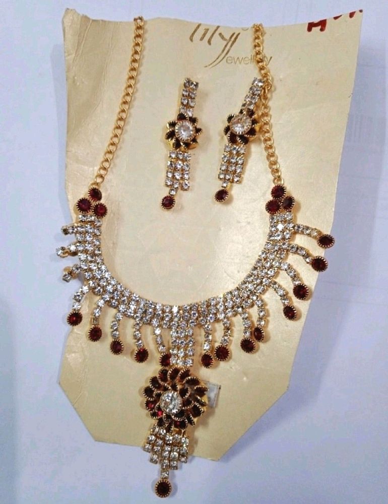 Jewellery Set For Women Stylish Necklace & Earring