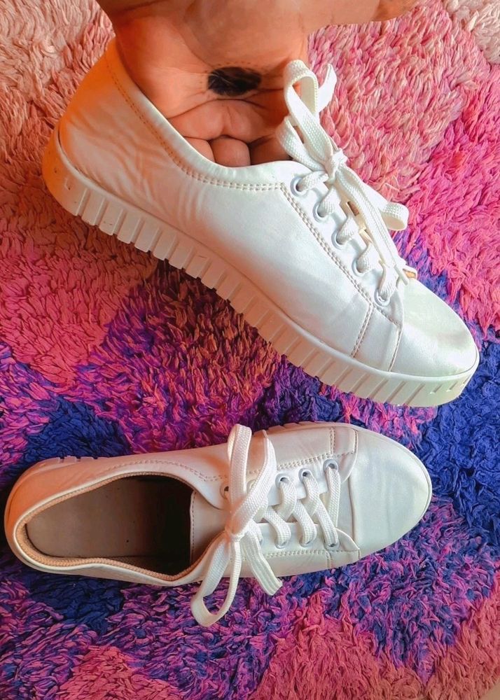 Womens White Sneakers