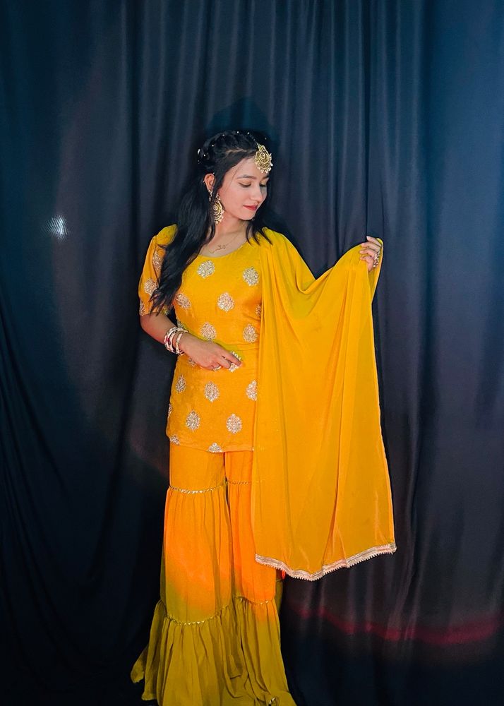 Shara Suit For Haldi