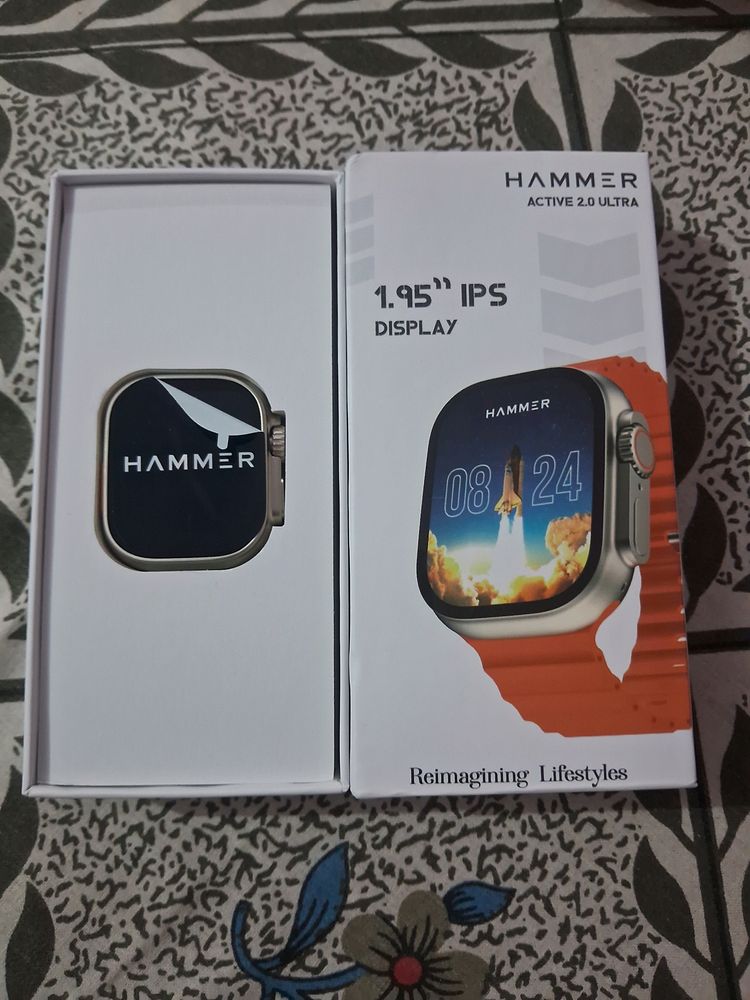 Hammer Active 2.0 Smart Watch With Wireless Charger