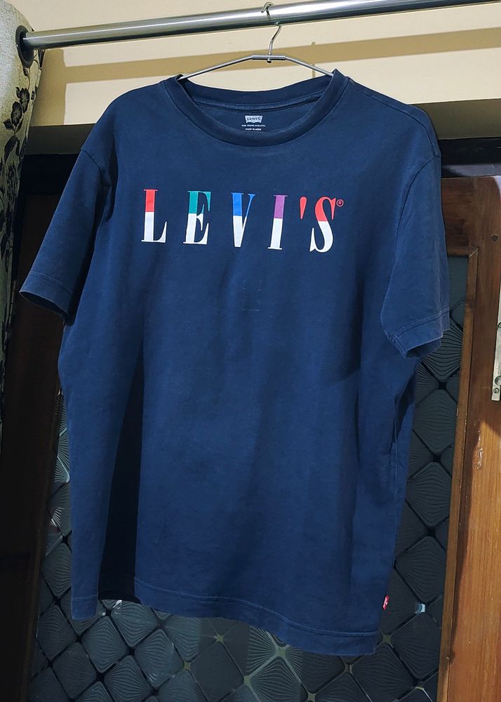 Levis Men's Tshirt (Navy Blue)
