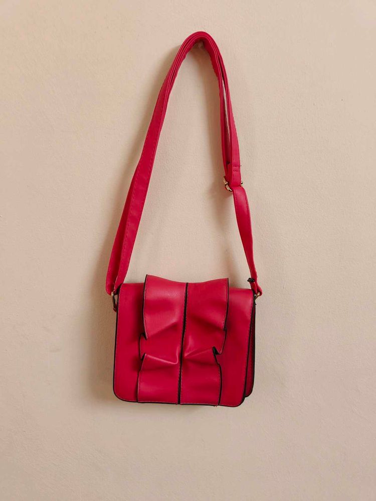 Sling Bag Rose Colour For Women.