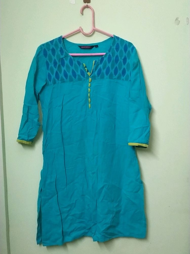 Rangmanch Blue Kurti