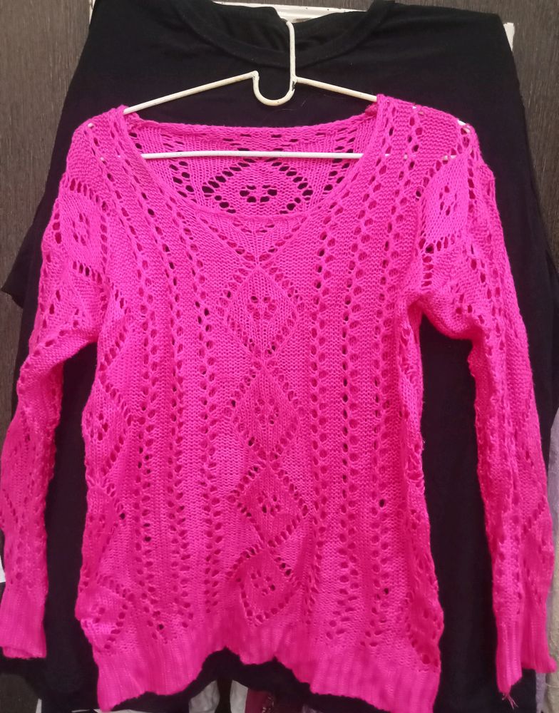 Beautiful Pink Crochet Top 🤩