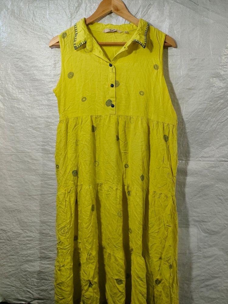 Yellow Frock For Women