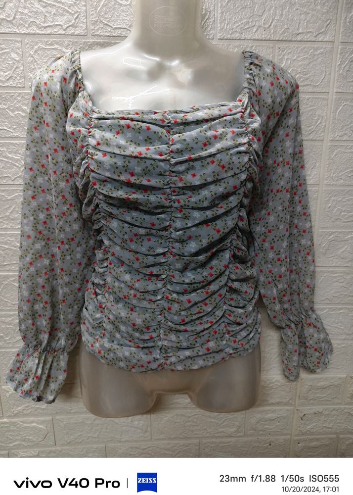 Grey Barbie Top for Medium Size Women