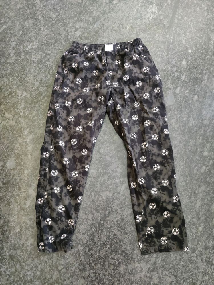 Unisex Black And Charcoal Trousers