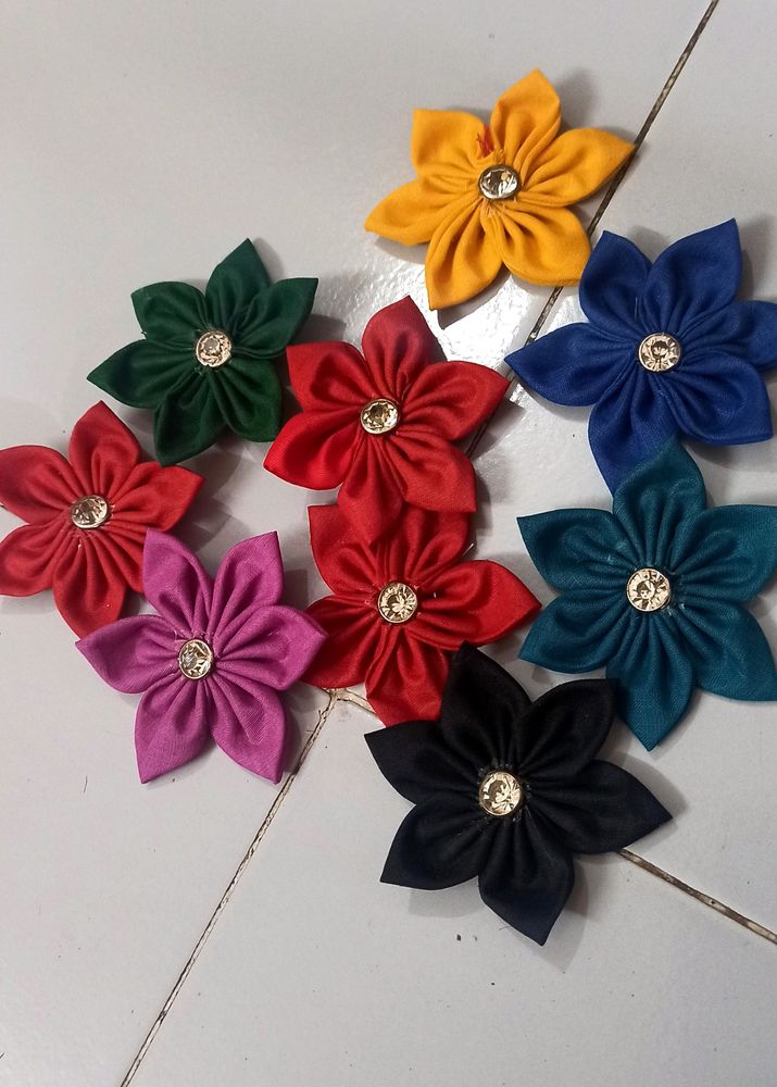 Hand Made Fabric Flowers