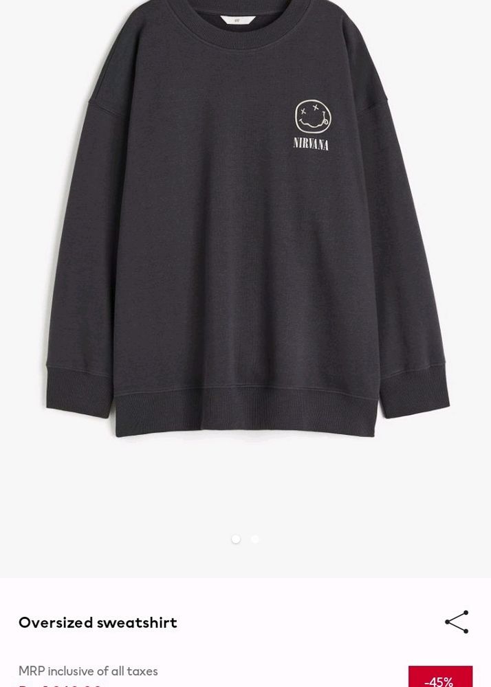 H&M Oversized Sweatshirt