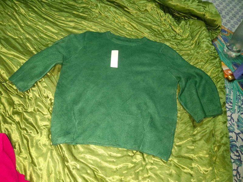 Imported Women Designer Green Sweater Top