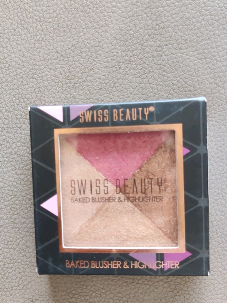 Swiss Beauty Sealed Pack Blush & Highlighter