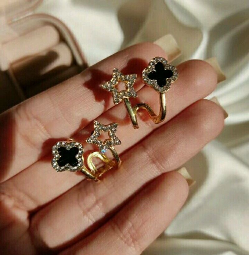 Korean Style Ad Stone Studs