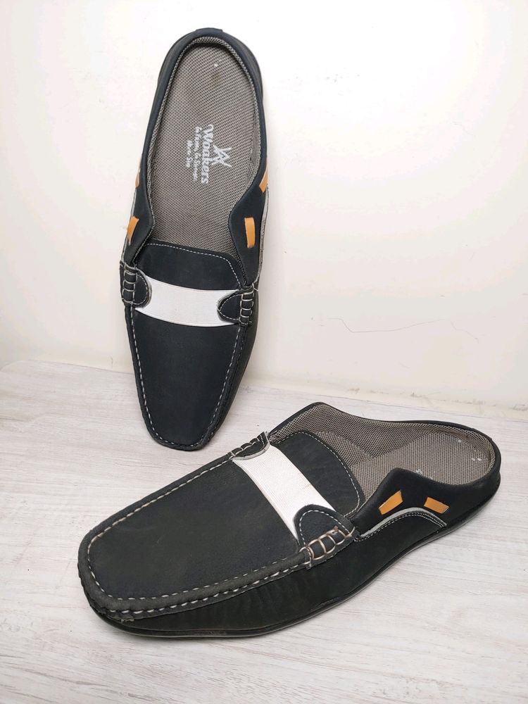 Synthetic Leather Casual Mules for Men –