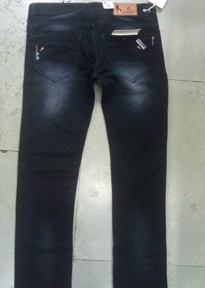 Men’s Dark Wash Slim-Fit Jeans