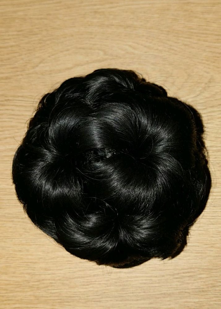 Black Clutcher Hair Juda Bun For Women's