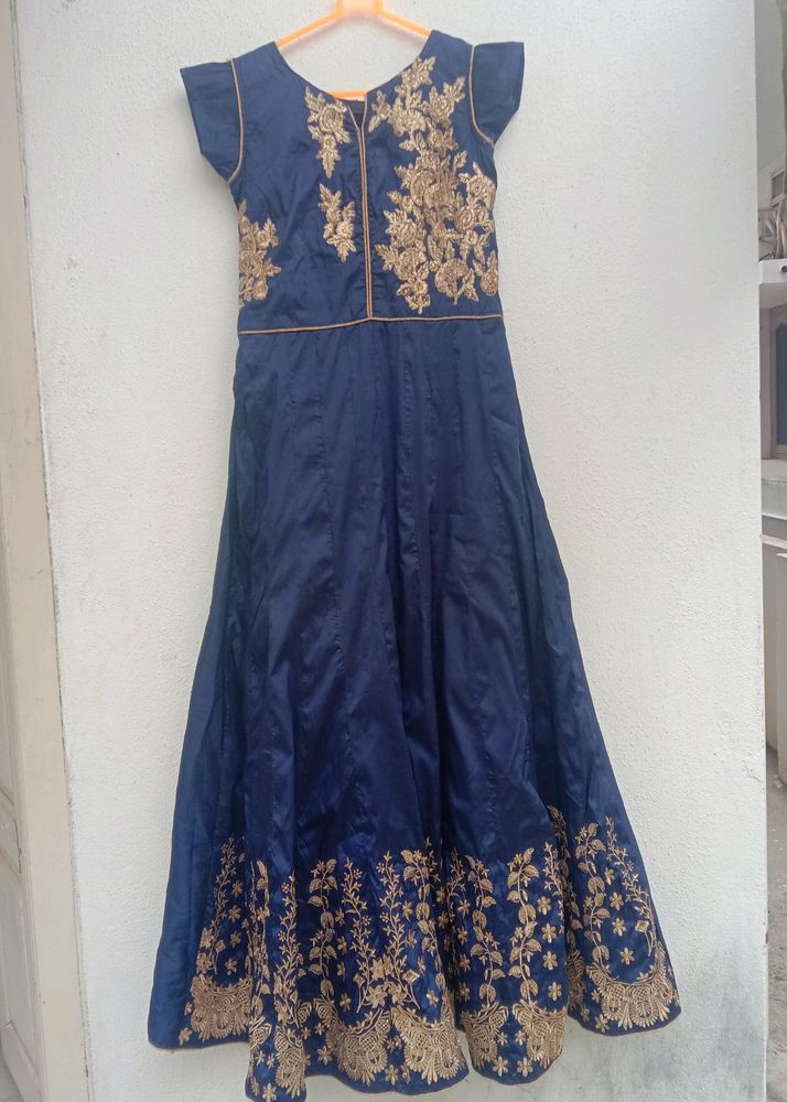 Blue Dress With Dupatta