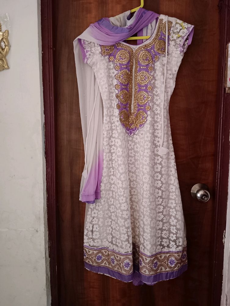 A-line Kurta & Dupatta Set