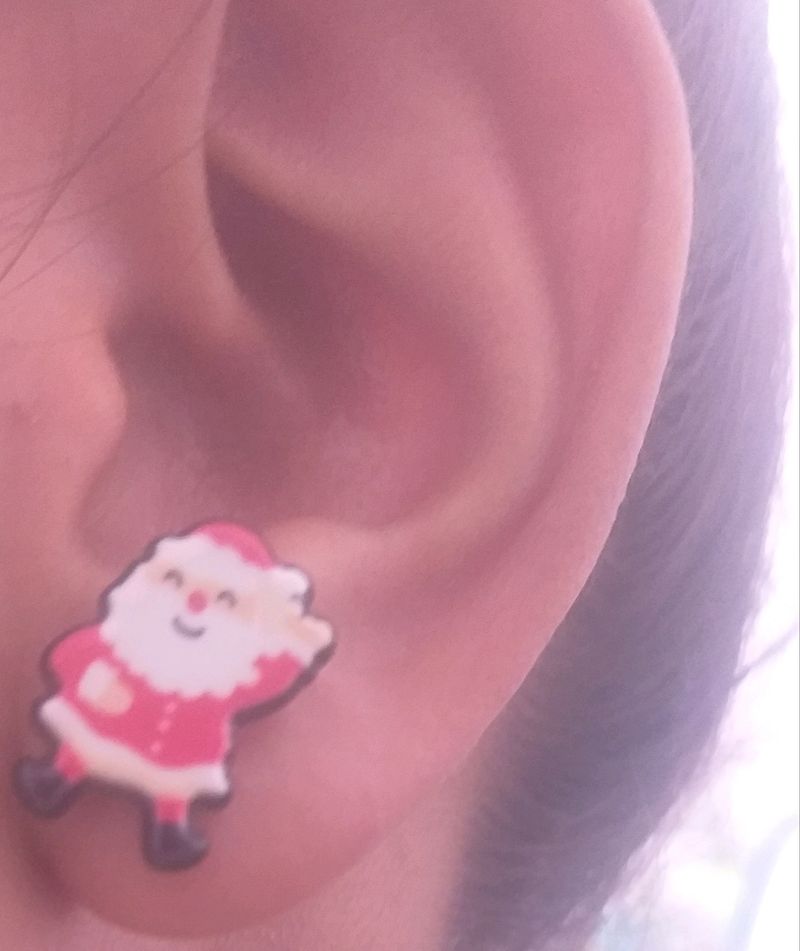 Santa Earrings